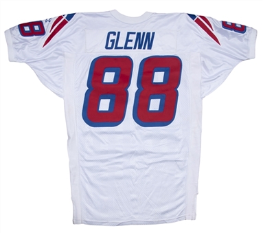 1997 Terry Glenn Game Used New England Patriots Road Jersey 
